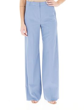 Pantalone misto viscosa AZZURRO POLVERE 38