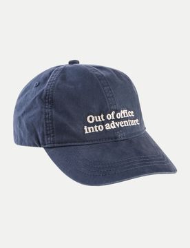 Cap mit Schriftzug Blau