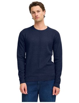 Pullover blu trama 3D 20717257