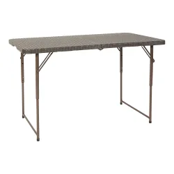 Genialo Platzspar-Klapptisch braun