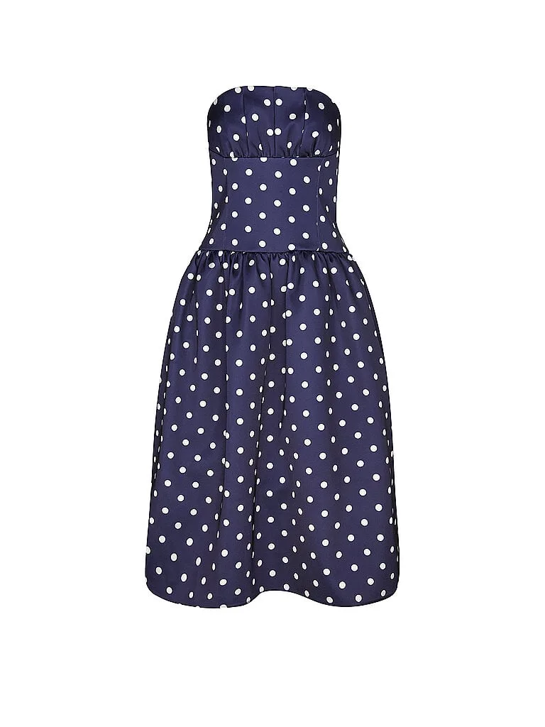 Midikleid dunkelblau 36 damen - SELF-PORTRAIT - FashionsVida