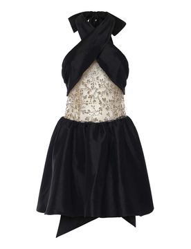 MiniVestito con petali scintillanti
