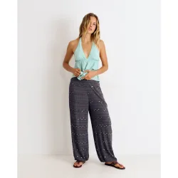 Pantalón ancho de mujer con lentejuelas