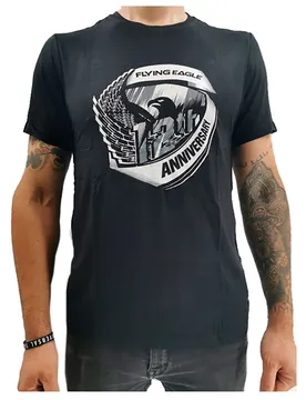 Flying T-shirt à Manches Courtes 12th Black / White XS