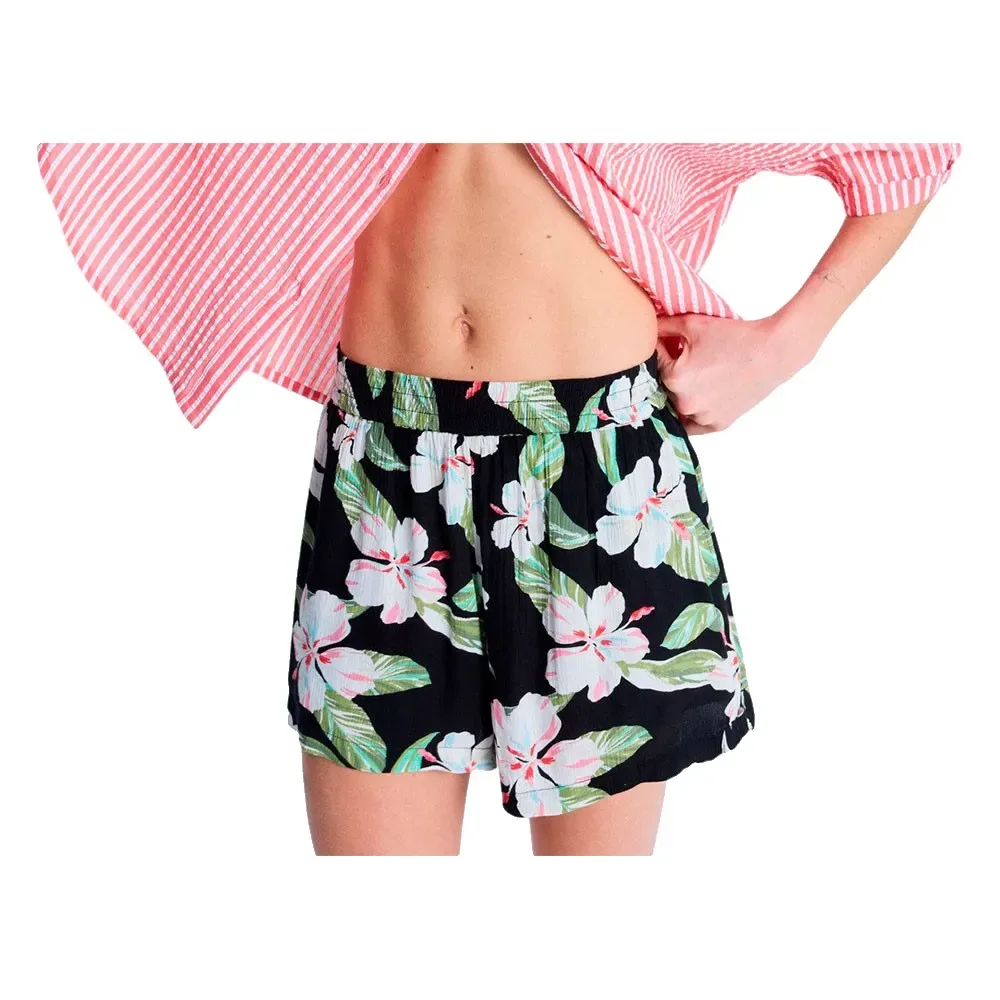 Short Lekeitio Bay Printed Anthracite Spring Charming XS - Roxy - FashionsVida