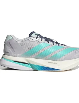 Adizero Boston 13 Running Shoes Dash Grey / Flash Aqua / Halo Mint UK 8.5 Men - Adidas - FashionsVida