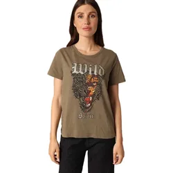 Maglietta A Maniche Corte Leona M+ Light Khaki L