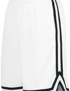 Short - Stripes Mesh Shorts - S bis L - für Männer - Größe S - weiß/schwarz - Männer - male - Urban classics - FashionsVida