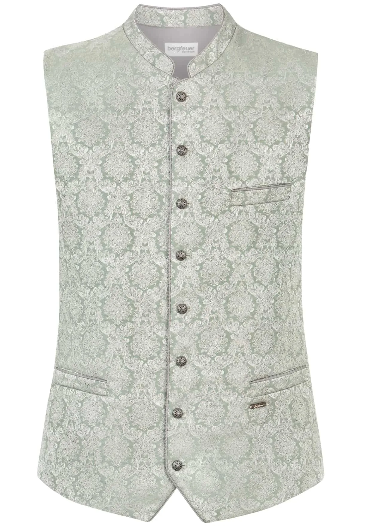Trachtenweste Pio (salbei, Gr. 52) von Bergfeuer für Herren, Oberteile, 100% Polyester - Stockerpoint - FashionsVida