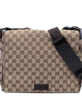 GG Canvas Messenger Bag - Gucci - FashionsVida