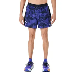 Fujitrail All Over Printed 5in Shorts Midnight / Cobalt Burst / Cream 2XL Men