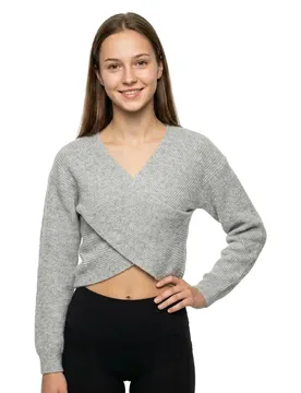 Maglione Silly Reversible Light Grey Melange XS