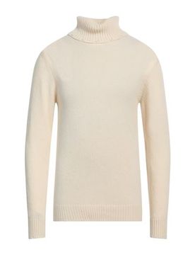 Rollkragenpullover Herren Cremeweiß 48 Herren