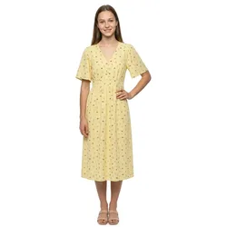 Robe à Manches Courtes Tala Midi French Vanilla / Flower M