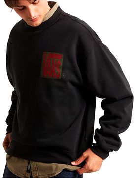 Stretch stack crackle sudadera hombre Negro (L)