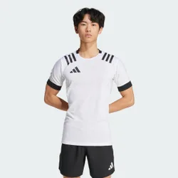 Maglia 3-Stripes Fitted 2XL White / Black