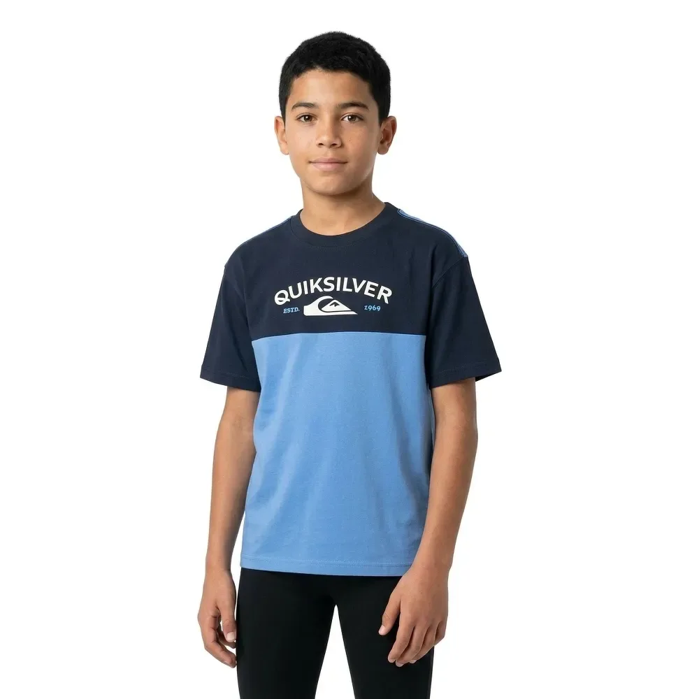 Maglietta A Maniche Corte Knowledge Aera Riviera 12 Anni - Quiksilver - FashionsVida