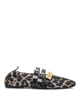 Ballerine Con Stampa Leopardata