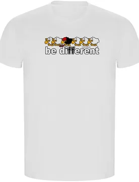 Be Different Tennis Eco Short Sleeve T-shirt White L - Kruskis - FashionsVida