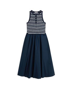 Midikleid azul oscuro M