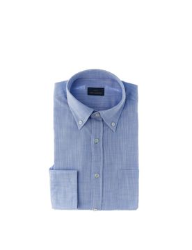 Camicia maniche lunghe AZZURRO 40