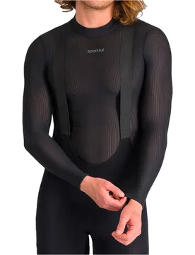 Winter layer camiseta térmica manga larga Negro (L) - Sportful - FashionsVida