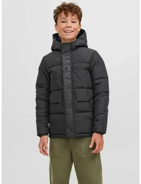 Giacca Trapuntata Speed Black / Detail Tone In Tone Logo Chest 8 Anni