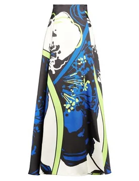 Maxi-Rock Damen Schwarz 36 Damen - CAMILLA  Milano - FashionsVida