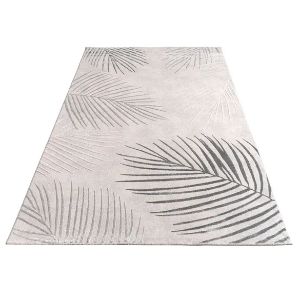 Kurzflor Teppich Tuana 218 Grau - Paco Home - FashionsVida