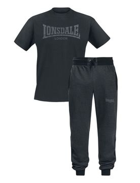 T-Shirt - Lonsdale T-Shirt Jogginghose Bundle - XXL - für Männer - Größe XXL - schwarz - Männer - male