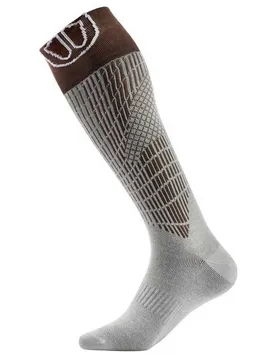 Calzini Ski Merino Mid Volume Grey / Black EU 46-48