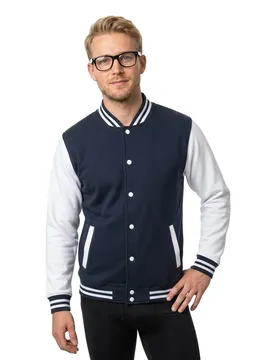 Giacca Basic College Navy / White L