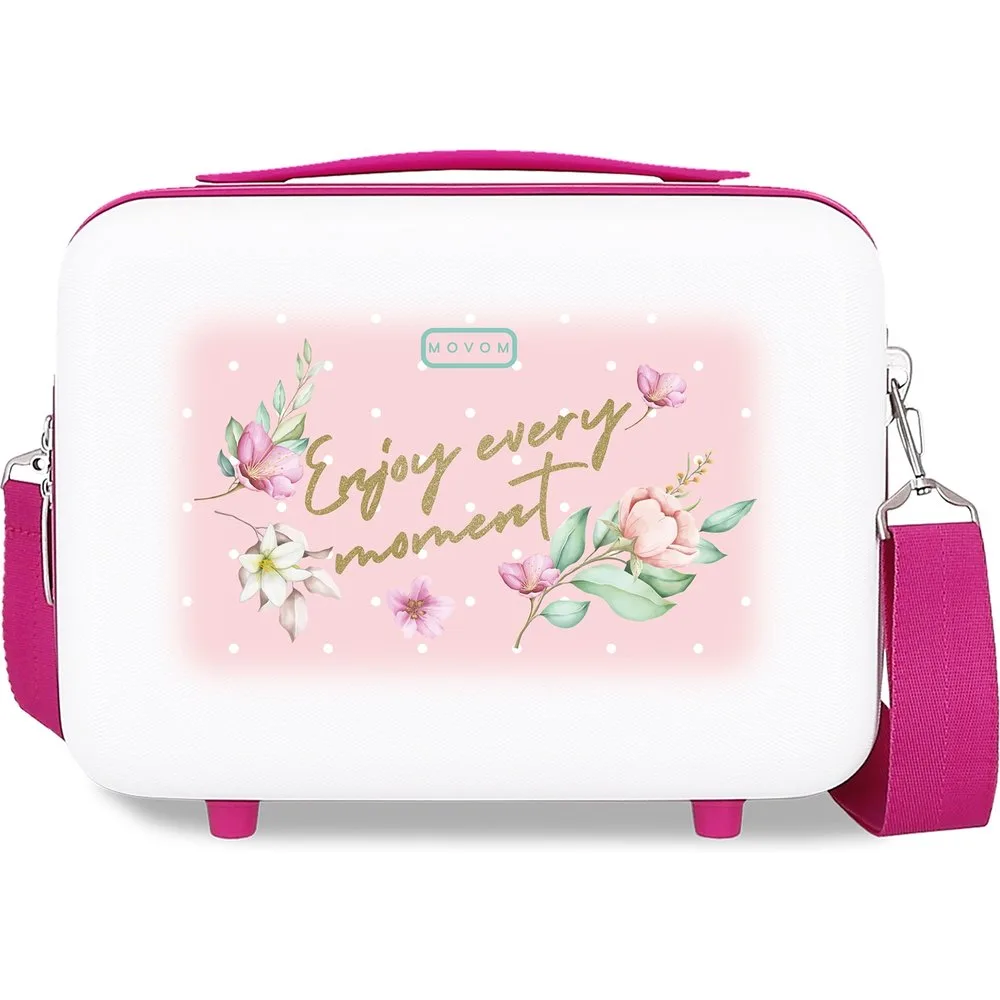 Neceser Enjoy Every Moment rígido adapatable a trolley con capacidad de 9L - Movom - FashionsVida