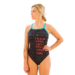 Train Patron Relax Swimsuit Black 3XL Women