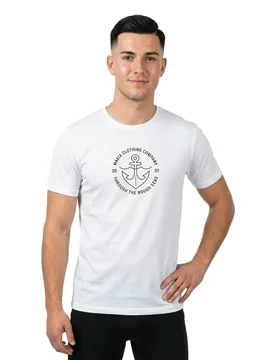T-shirt à Manches Courtes Hook White M - Makia - FashionsVida