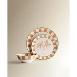 Vajilla por piezas de melamina para exterior Naranja Vacances