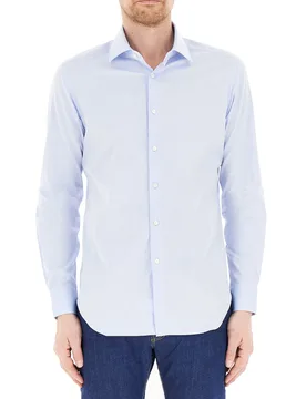 Camicia tailor fit AZZURRO CHIARO 41 - Xacus - FashionsVida