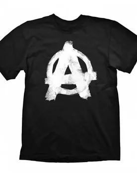 T-shirt à Manches Courtes Rage 2 Anarchy Black S unisex - DIFUZED - FashionsVida