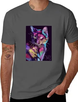 Rainbow Cat T-Shirt Everyday Wear Basic Short Sleeve Top - Aliexpress - FashionsVida