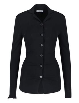 Jil Sander Camicia In Misto Viscosa
