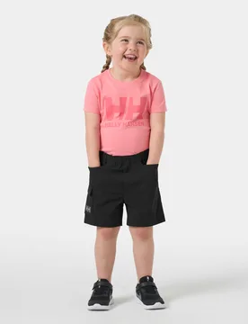 Kids' Quick Dry Cargo Shorts Grey 6 - Ebony Grey - Male - Helly Hansen - FashionsVida