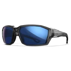 Alpine Polarized Sunglasses Blue / Gloss Crystal Grey One Size Men,Women