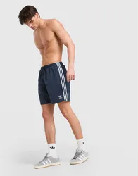Stripes 8" Swim Shorts - Herren, Blau - male - Size: M
