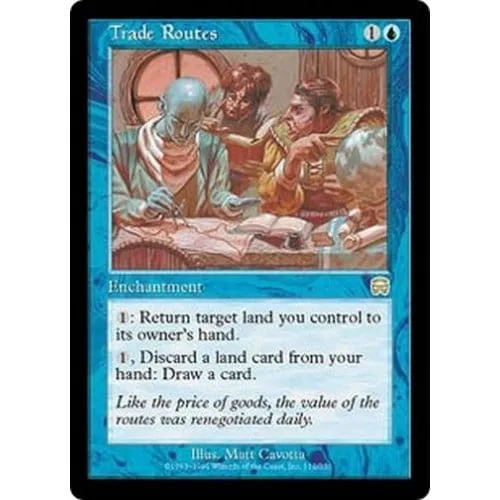 Trade Routes (foil) Mercadian Masques - Magic: The Gathering - FashionsVida