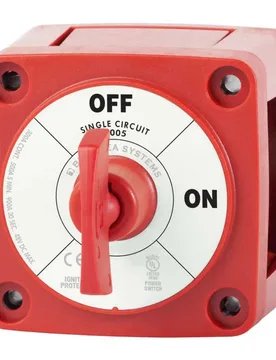 M Series On/off Battery Switch With Key Red One Size unisex - Blue Sea Systems - FashionsVida