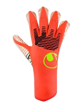 Gants De Gardien De But Fangmaschine Ultragrip Zne Hybd Fluo Red / White / Fluo Yello 9.5 unisex - Uhlsport - FashionsVida