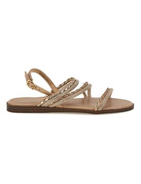 Sandali beige con fasce brillanti Cafè cost RH4 37