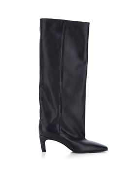 Stivali in pelle NERO 38