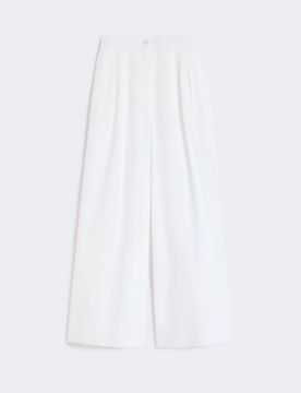 MAX MARA pantalone donna bianco