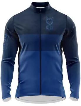 Maglia A Maniche Lunghe Winter Cycling Midnight Blue